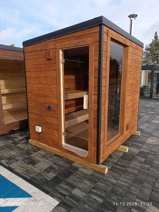 Sauna Ogrodowa opalana drewnem 230x200cm CAŁA POLSKA