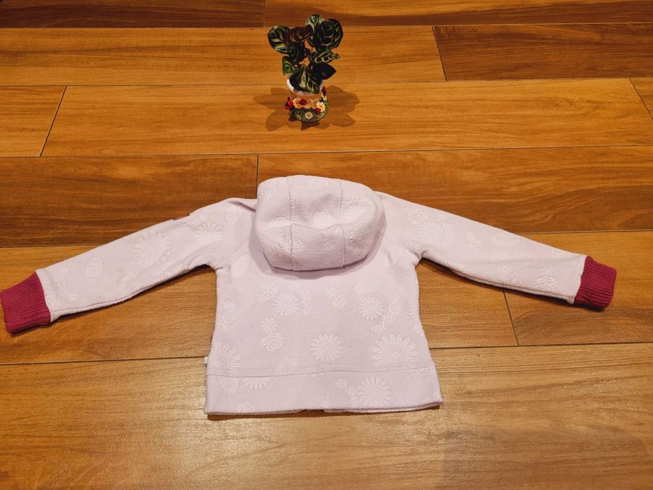 Bluza polarowa R 110 RESERVED rozpinana z kapturem i ściągaczami