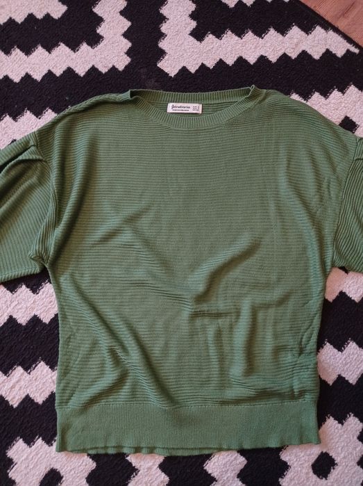 Cienki sweterek 100% wiskoza Stradivarius roz. S