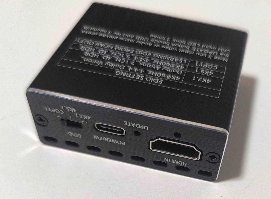 Плата розгалужування HDMI 2.0 Splitter 1x2 EZCOO 4K 60Hz Dolby Atmos