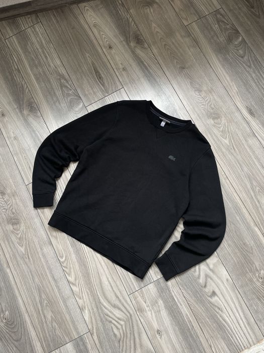 чорний світшот lacoste M