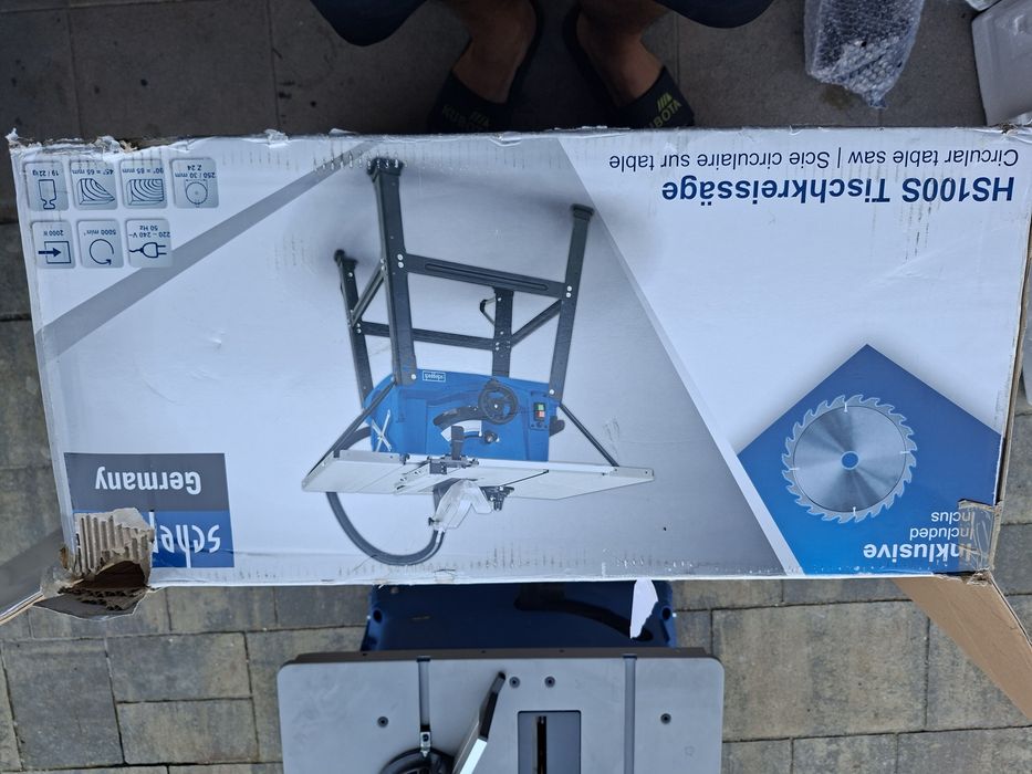 Piła stolowa krajzega Scheppach HS100S