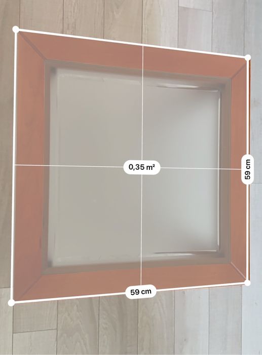 Mesa centro sala madeira Cerejeira e Vidro linha Pico