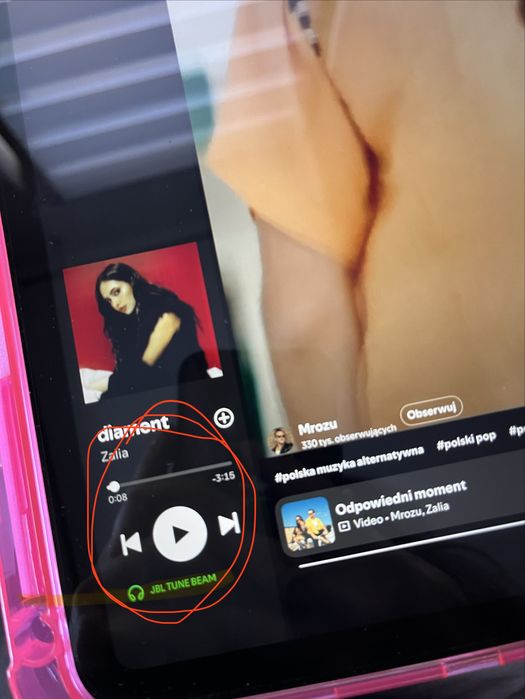 Sluchawki JBL Tune Beam