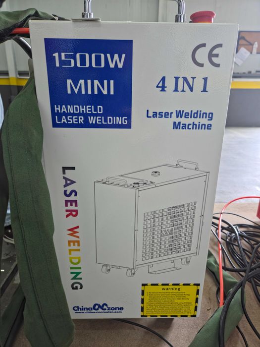 Máquina de Soldar Laser Fibra 4 em 1 – Soldadura, Corte e Limpeza