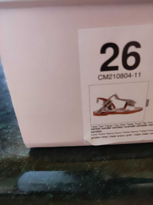 Sandałki dziewczęce rozm. 26