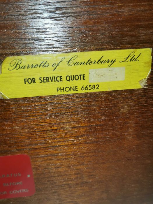 Aparelhagem de som Dynatron 1971 a funcionar stereo e quadrifonia