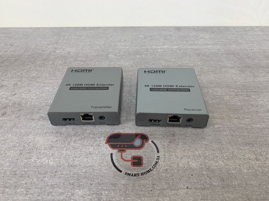 ХИТ ДО 120м HDMI по витой паре активный удлинитель сигнала передатчик