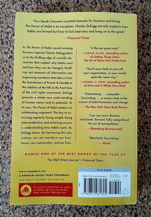 Livro - The Power of Habit (why we do what we do in life and business)