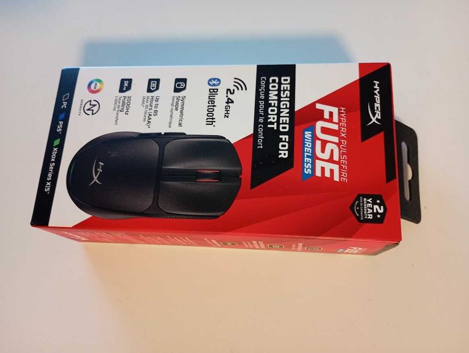 HyperX Pulsefire Fuse Wireless 12000 dpi Mysz Gamingowa HP