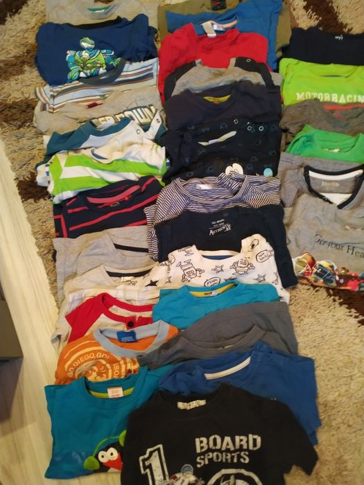 Bluzki z długim rękawem, t-shirty bluzy swetry rozm.92