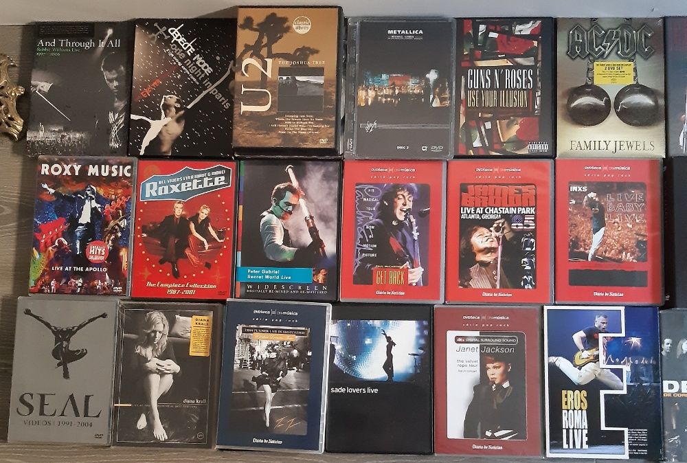 DVD - Bob Marley, Eagles, Enigma, Pink Floyd, REM, Santana, Usher, etc