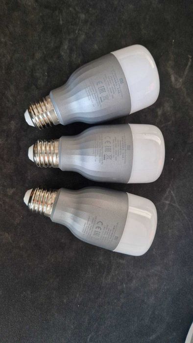 3 x Mi LED Smart Bulb biały i kolor, 10W, 27E