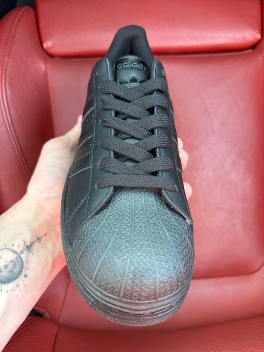 (ОПЛАТА ПІСЛЯ ОГЛЯДУ)Adidas Superstar Classic All Black Адідас Суперстар Класік Чорні