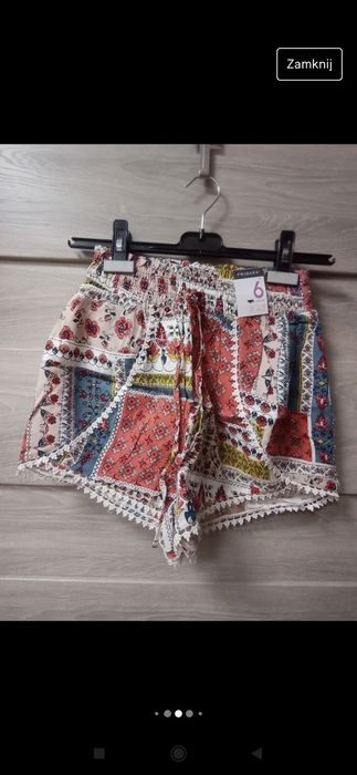 Szorty w stylu Boho Primark