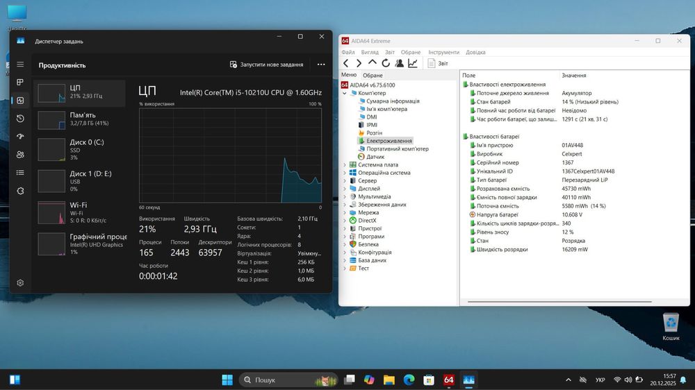 Lenovo ThinkPad E14 | i5-10210U / 8GB / 256GB NVMe