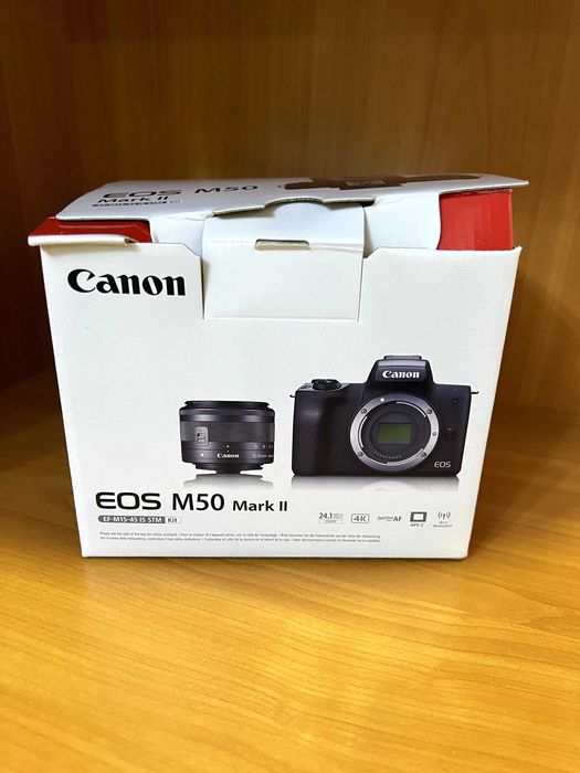 Фотоапарат Canon EOS M50 Mark II + 15-45 IS STM Kit Black