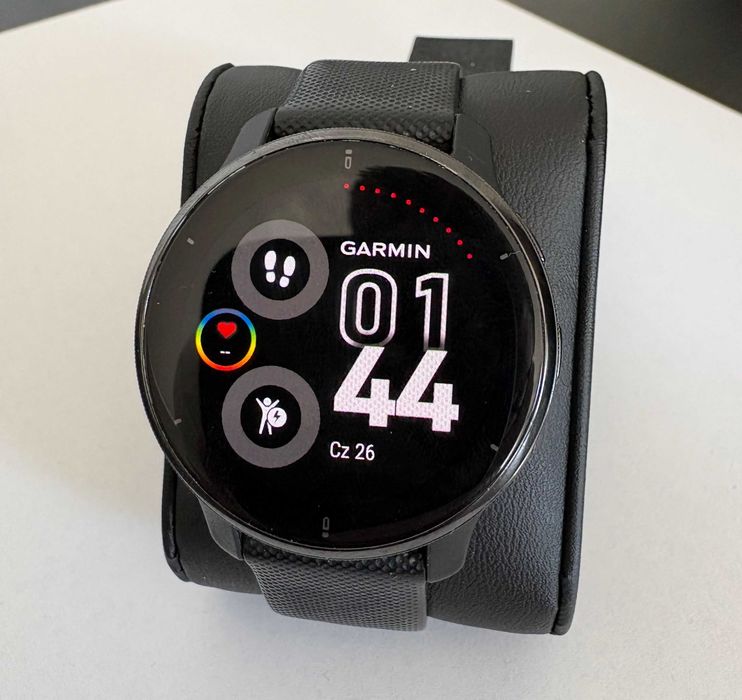Garmin Venu 2 Plus – czarny 43mm, smartwatch, AMOLED