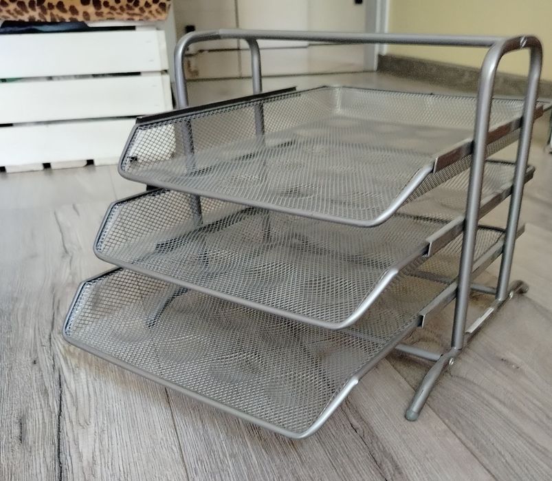 Metalowy organizer na dokumenty A4
