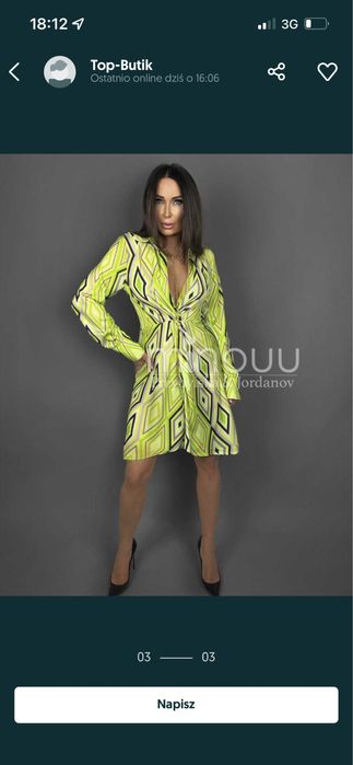 Sukienka Minouu liminkowa rozm . S