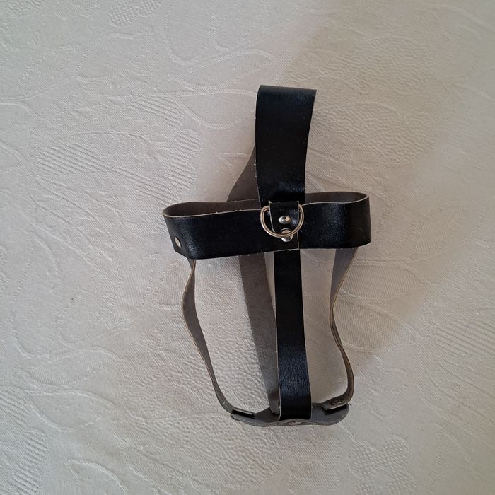 Kabura skórzana  do bidonu na napoje