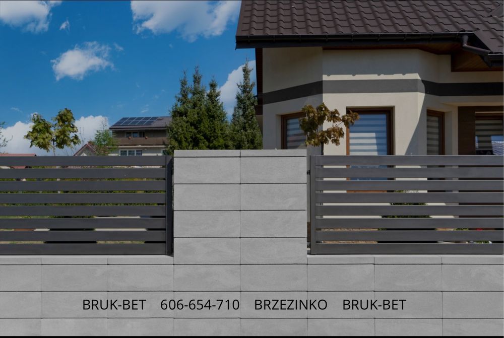 Pustak ogrodzeniowy 50x19x19, 50x22x20 Continental BRUK-BET Rezydencja