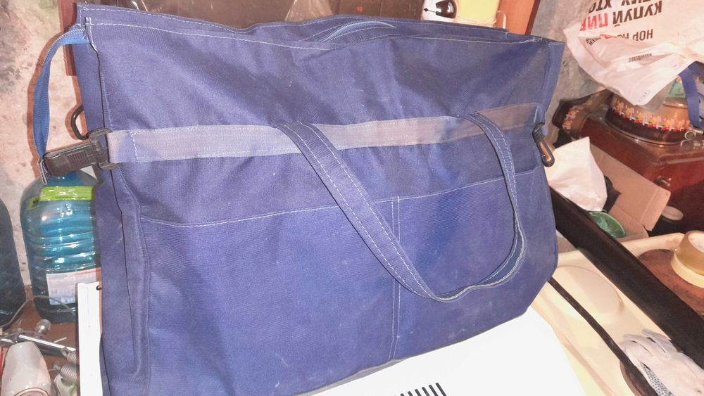 Сумка базарная хозяйственная большая плотная 40 литров