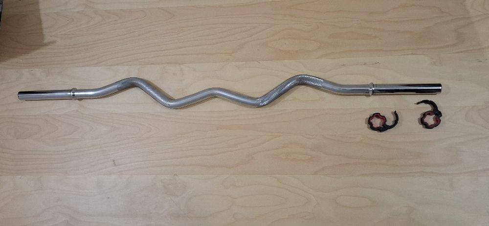 Barra W 120cm 6 KG + 2 bloqueadores - Diâmetro 28mm €30