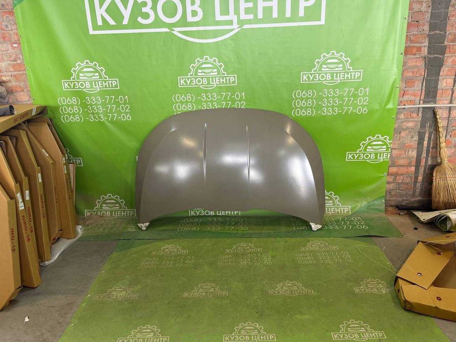 Капот Kia Niro SG2 2022-2025, алюмінієвий капот Кіа Ніро 2, алюминиевый капот Киа Ниро 2, фара Kia Niro, губа Kia Niro, решітка Kia Niro