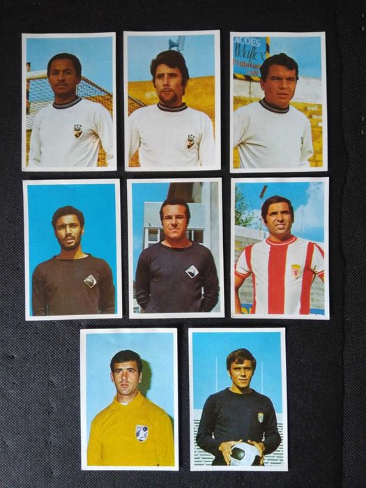 Cromos do Farense, Acadêmica, Barreirense, Guimarães, CUF 1971/72 Novos.