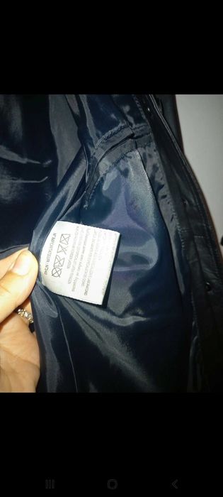 Casaco de pele/cabedal preto - 36 - Francês