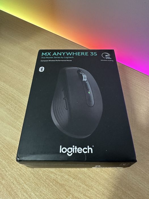Mysz bezprzewodowa Logitech MX Anywhere 3S Grafitowa nowa