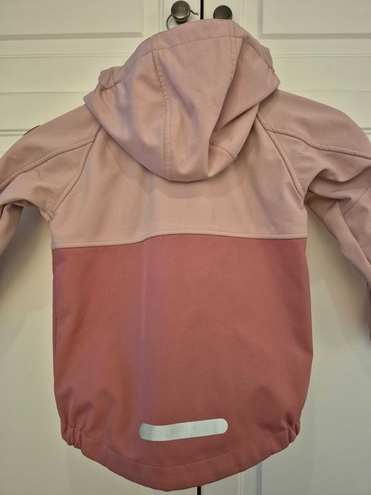 Kurtka softshell Kaxs 104 cm rożowa