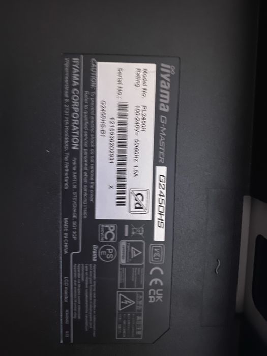 Монітор 23.8 iiyama G-master 75hz g2450hs