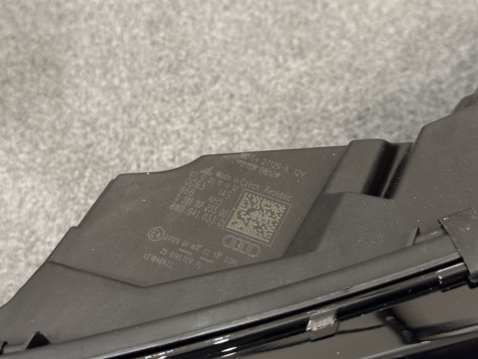 Фари Audi A4 B9 рестайлінг, full LED, комплект