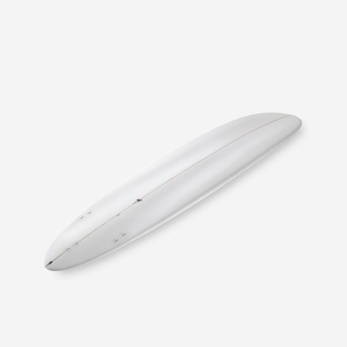 Prancha de surf híbrida em resina 8' 62L com 3 quilhas malva