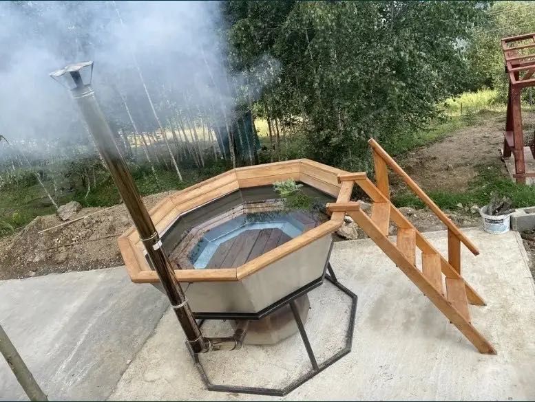 ХИТ ПРОДАЖ‼️Банный чан с гидромассажем • Чан на дровах Купіль для дачі
