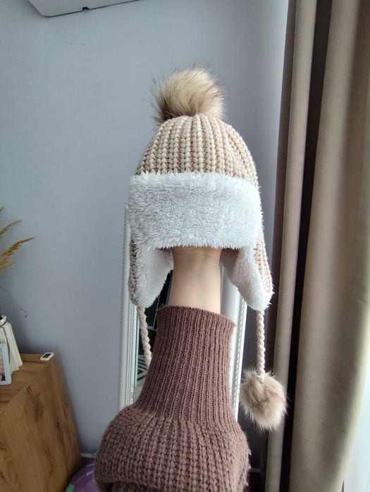 Зимова дитяча шапка на 2-3 роки 48 50 см