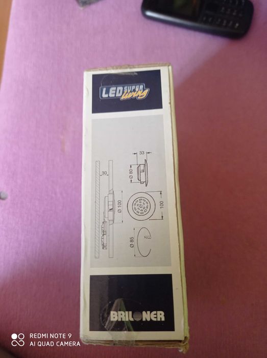 lampa oczko led ww ip44 briloner