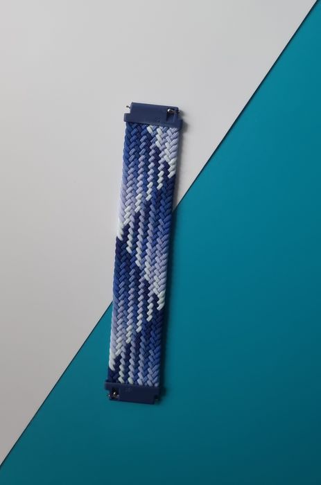 Pasek plecionego materiału 20 mm do zegarka Samsung, Huawei, Amazfit,