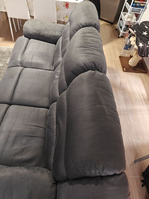 Sofá de 3 lugares extensível