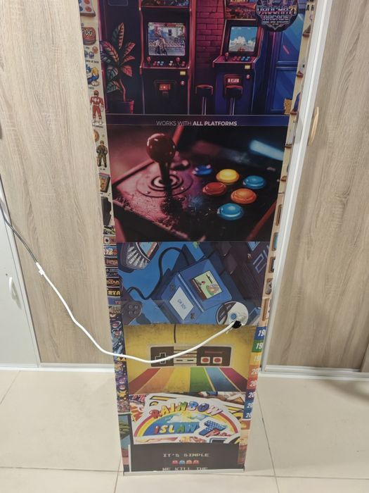 Máquina arcade games vertical 1play, também é possível meter 2 joystick  para 1 plays