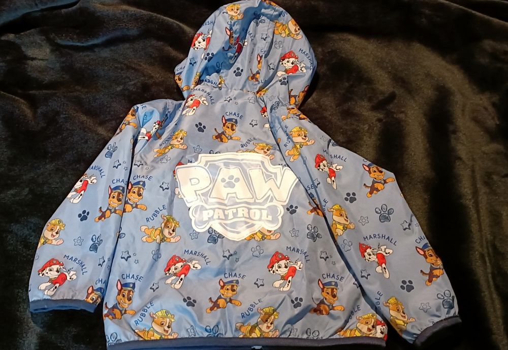 Casaco de criança patrulha pata 3 aos 4 anos 104cm