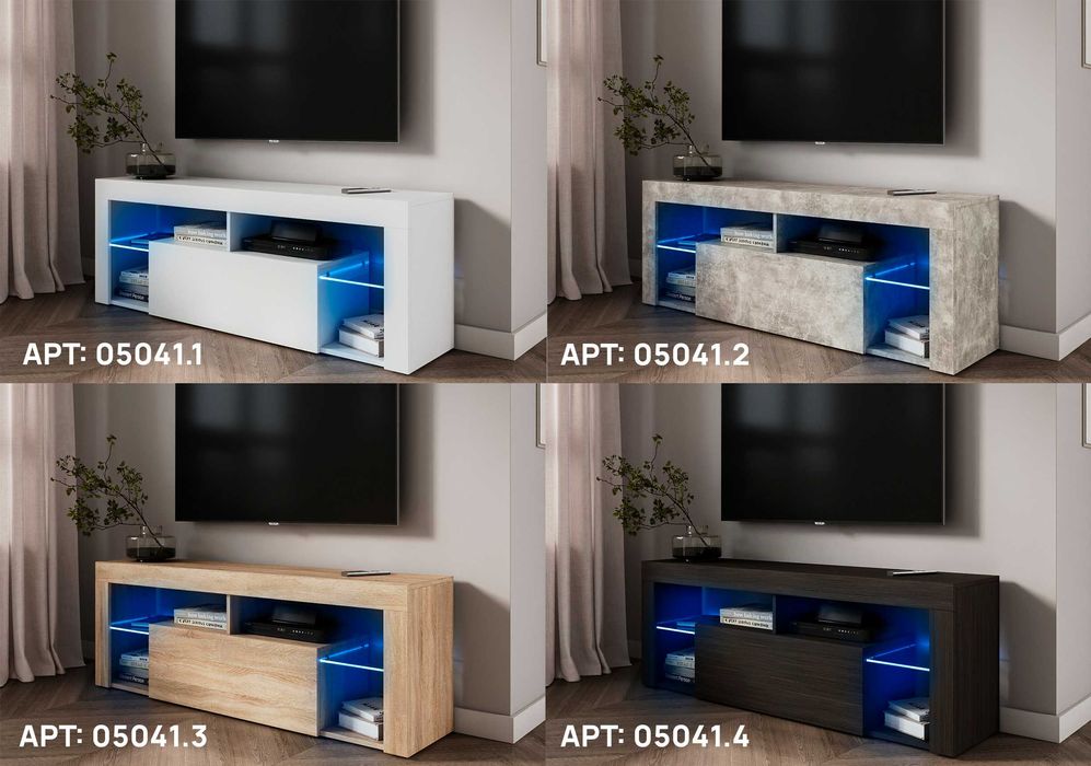 ‼️Нове за Ціною Б\У‼️Тумба під телевізор з підсвіткою LED ТВ тумба