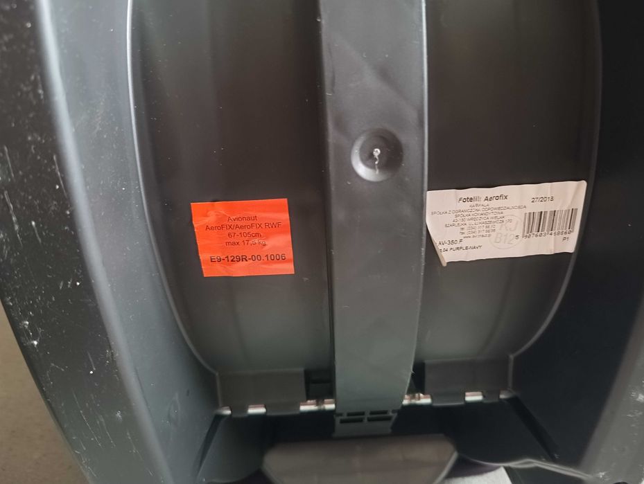 Avionaut Ultralite fotelik + siedzisko Avionaut Aerofix+ baza ISOFIX