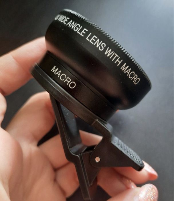 Макро лінза об'єктив на телефон 2в1 0.45X