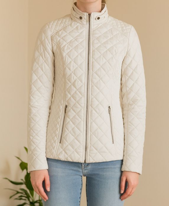 Kremowa kurtka damska pikowana Esmara - rozmiar M