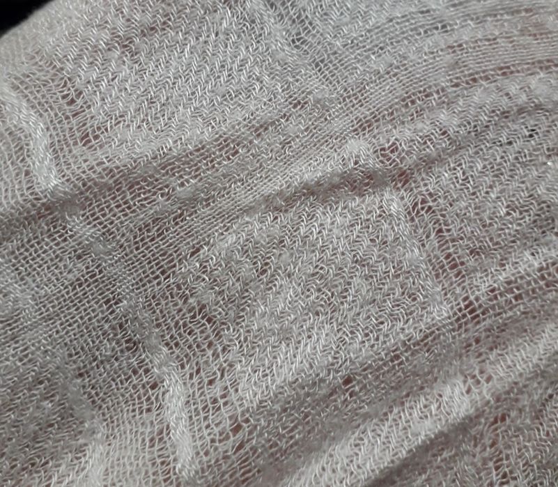 Biały duży szal H&M