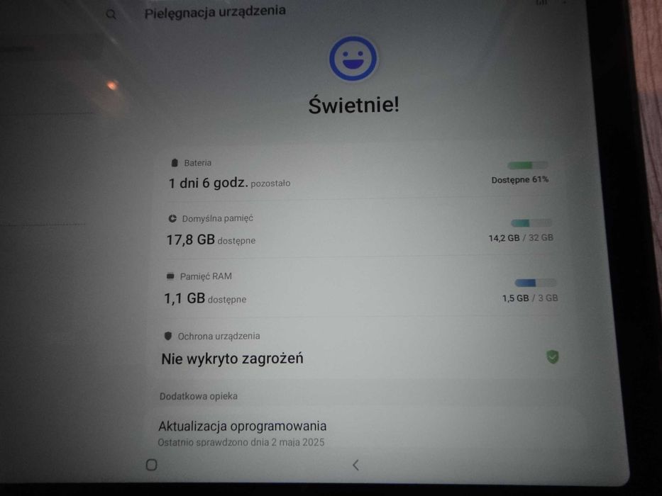 Tablet Samsung Galaxy TAB A7 SM-T500  32/3 GB plus 64Gb. SD