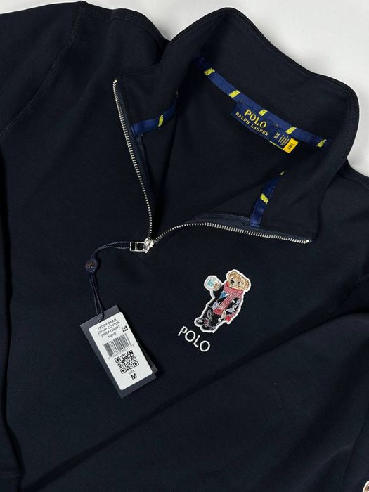 1/4 зип Polo bear by Ralph Lauren, поло бир мишка, кофта свитшот поло